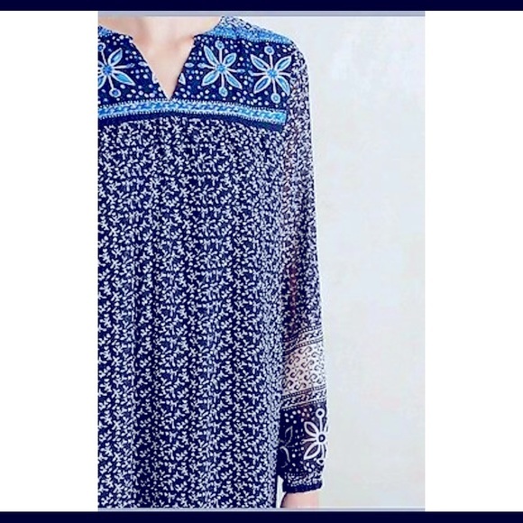 ANTHROPOLOGIE KAS NYC GRAZIA SWING MIDI DRESS SM - Picture 3 of 11